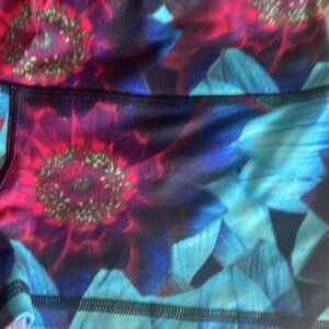 🔵FLEO Neon Azul OG SL Blue Sunflower 🌻 Shorts M